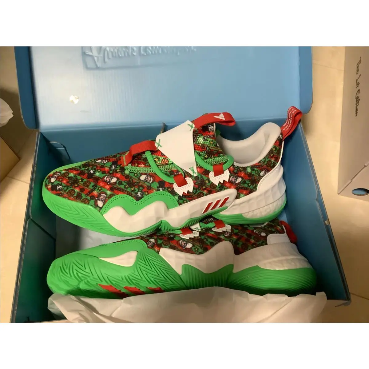 Adidas shoes - adidas Trae Young 1 Chrstmas - GY0305 - Multicolor 12
