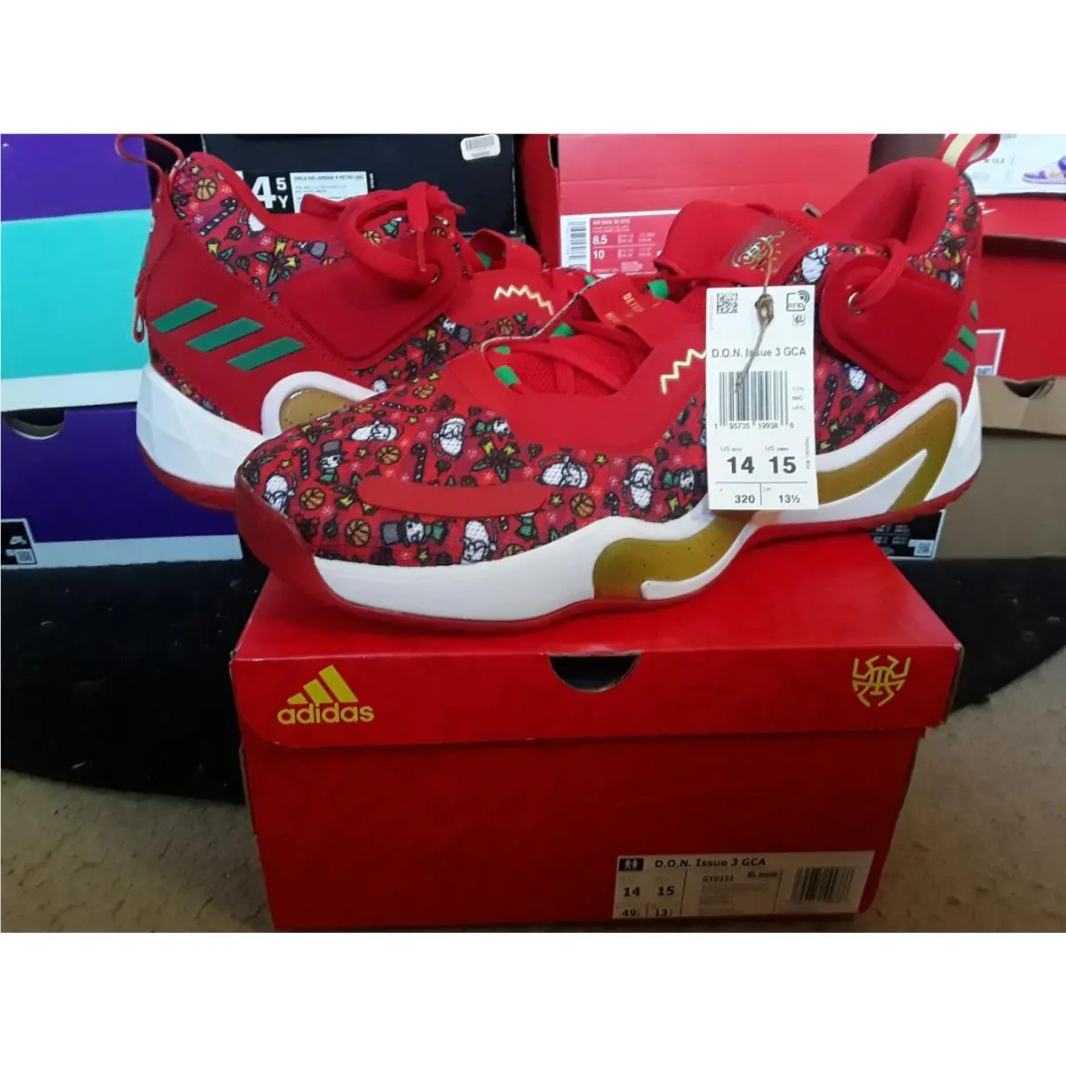 Adidas shoes - adidas D.O.N. Issue #3 - Issue - GY0322 - Red 4