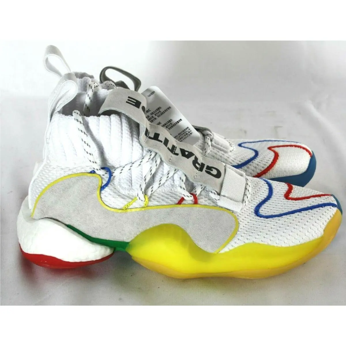Adidas shoes - adidas Crazy BYW LVL X PW - EF3500 - WHITE/SUPCOL-SUPCOL 8