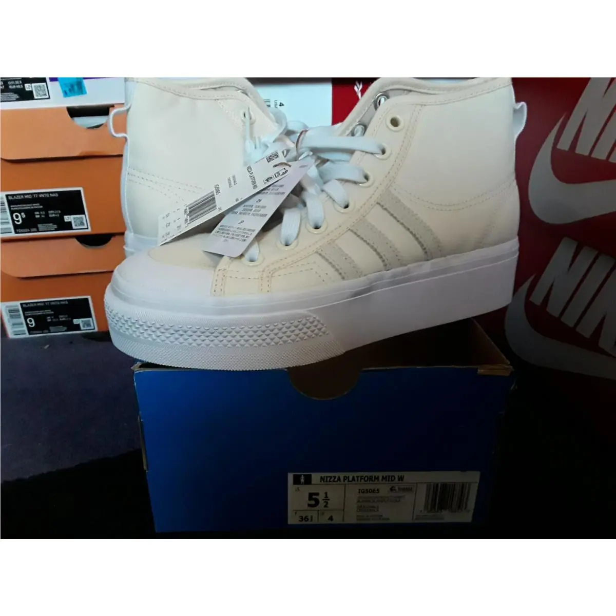 Adidas shoes - adidas Nizza - Nizza - IG5065 - White 4