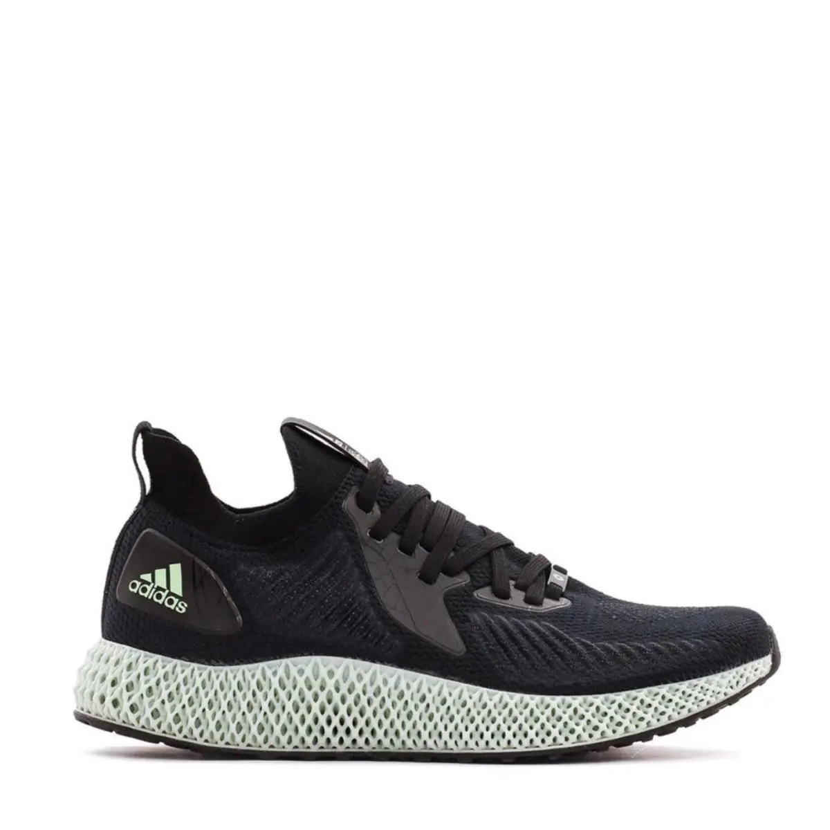 Mens Adidas Alphaedge 4D Star Wars Death Star Shoes Black Green 2019