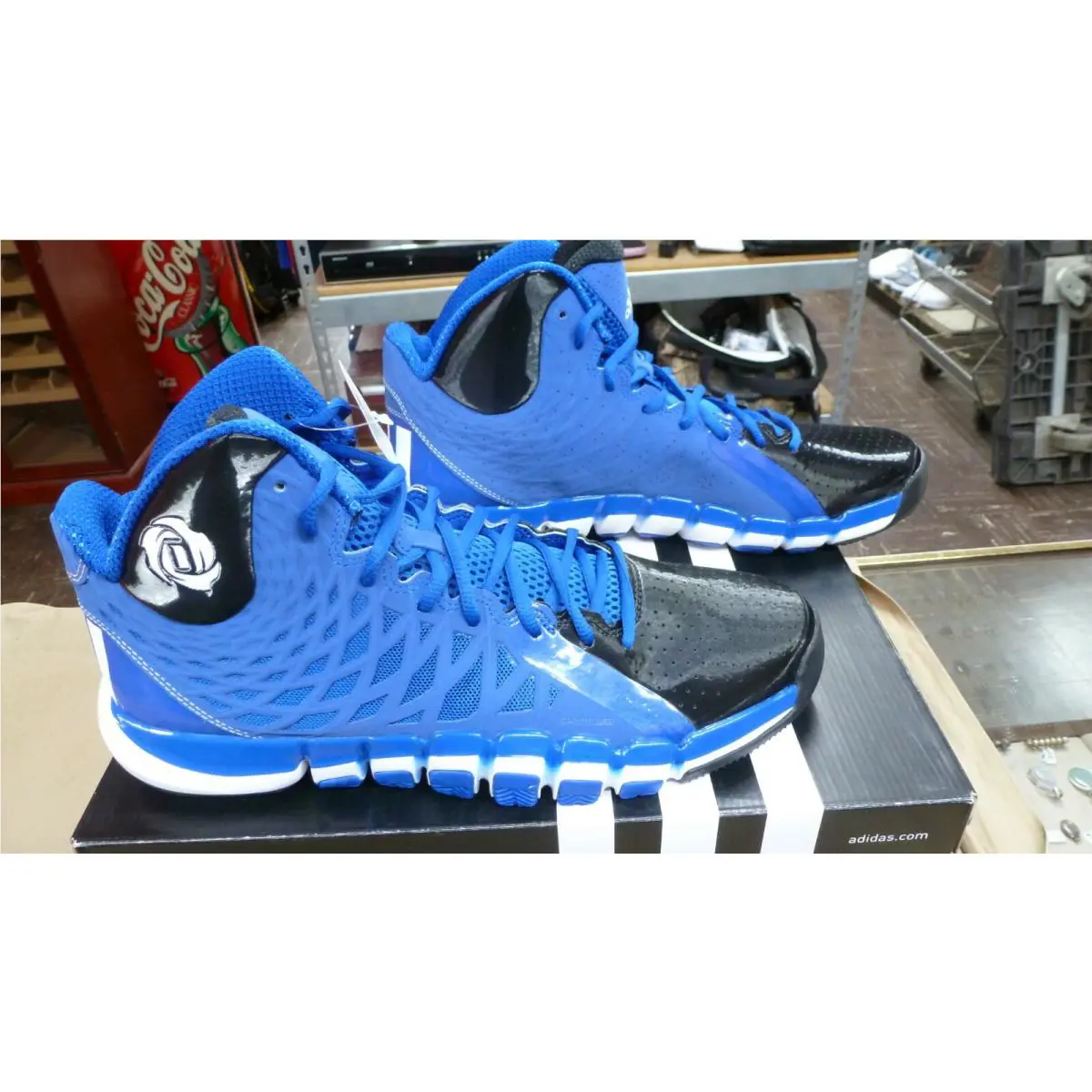 Adidas shoes - Derek Rose 773 II - Derek Rose - G67357 - Black Blue 5