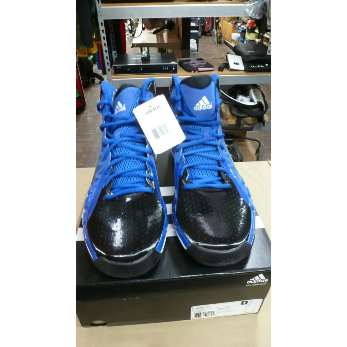 Adidas shoes - Derek Rose 773 II - Derek Rose - G67357 - Black Blue 9
