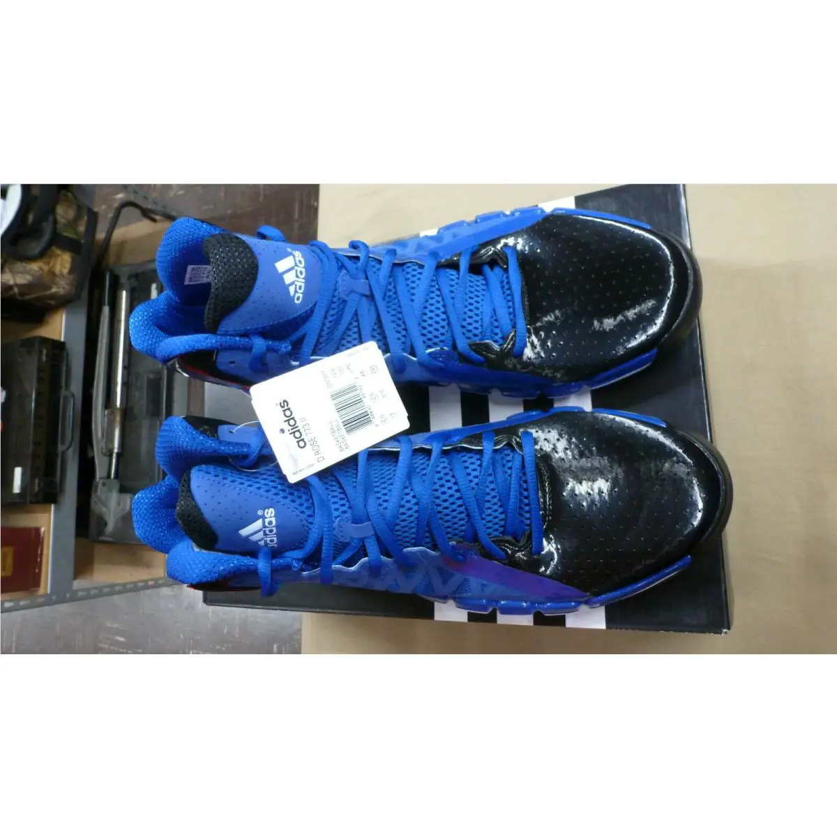 Adidas shoes - Derek Rose 773 II - Derek Rose - G67357 - Black Blue 13