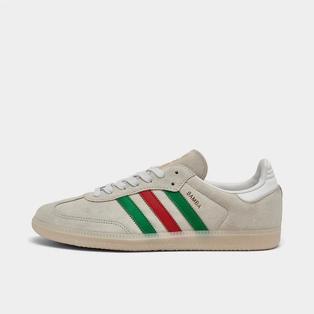 Men`s Adidas Samba OG Italy Crystal White/green/better Scarlet IG1826