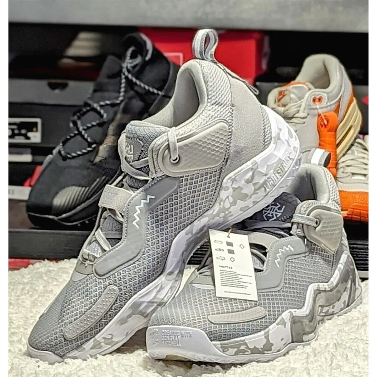 Adidas shoes - adidas D.O.N. Issue - Issue - H67723 - Gray 6