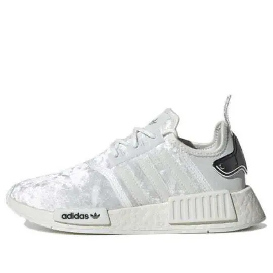 Wmns Adidas Nmd R1 `white Silver Metallic` - White