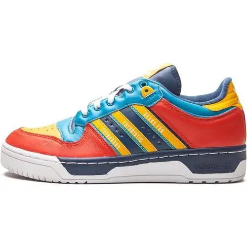 Adidas Rivalry Human Made Men Size 7.5 Low Multicolor Rare Comfortable - Multicolor