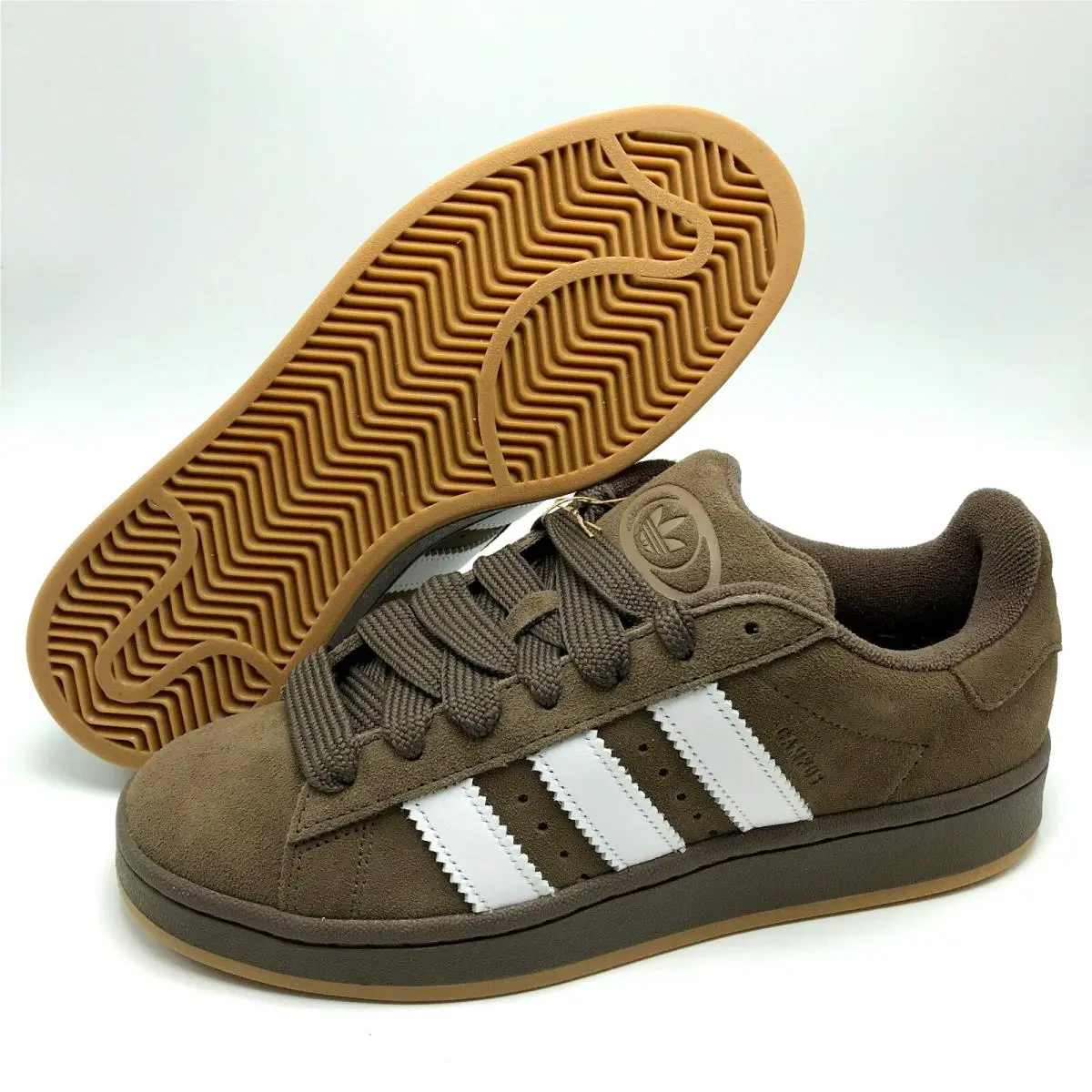 Adidas shoes - adidas Campus 00s - Campus - JH8789 - Earth Strata/Cloud White/Gum 12