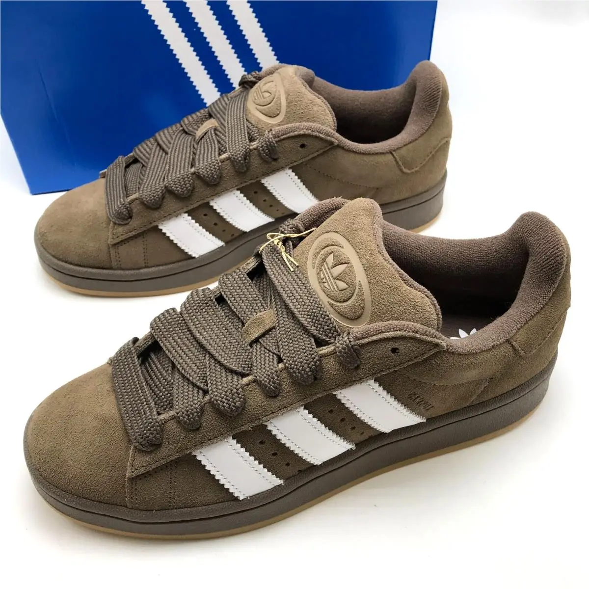 Adidas shoes - adidas Campus 00s - Campus - JH8789 - Earth Strata/Cloud White/Gum 6