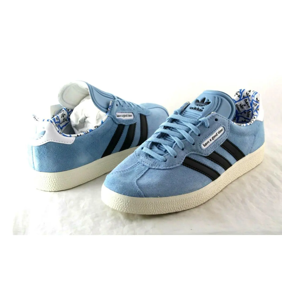 Adidas shoes - adidas Gazelle Super - Gazelle Super - G54785 - Clear Blue/Core Black/Chalk White 4