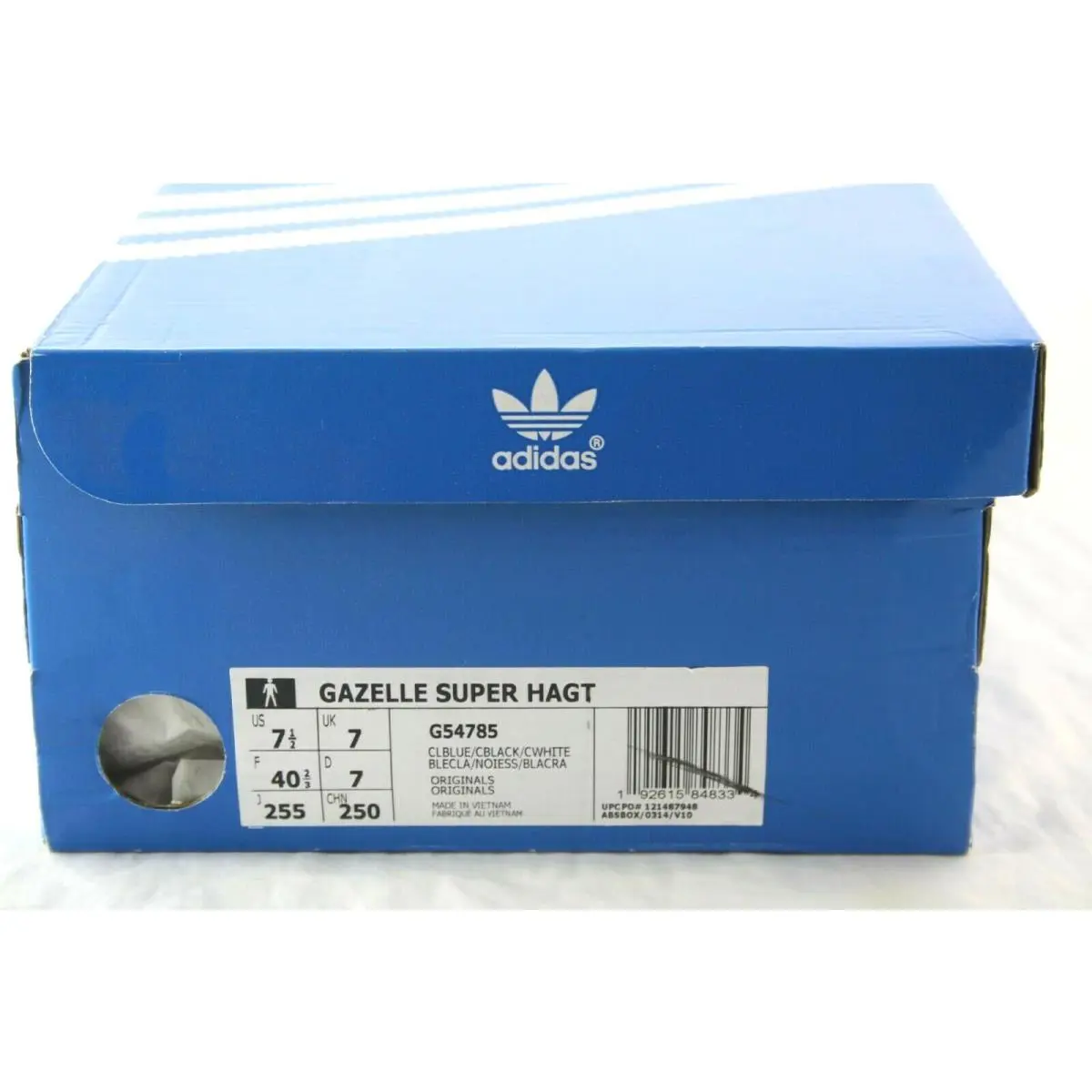 Adidas shoes - adidas Gazelle Super - Gazelle Super - G54785 - Clear Blue/Core Black/Chalk White 7