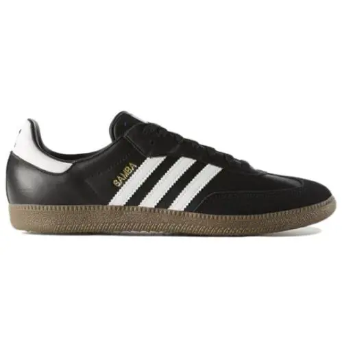 Mens Adidas Originals Samba Classic Shoes Black G17100 - Black