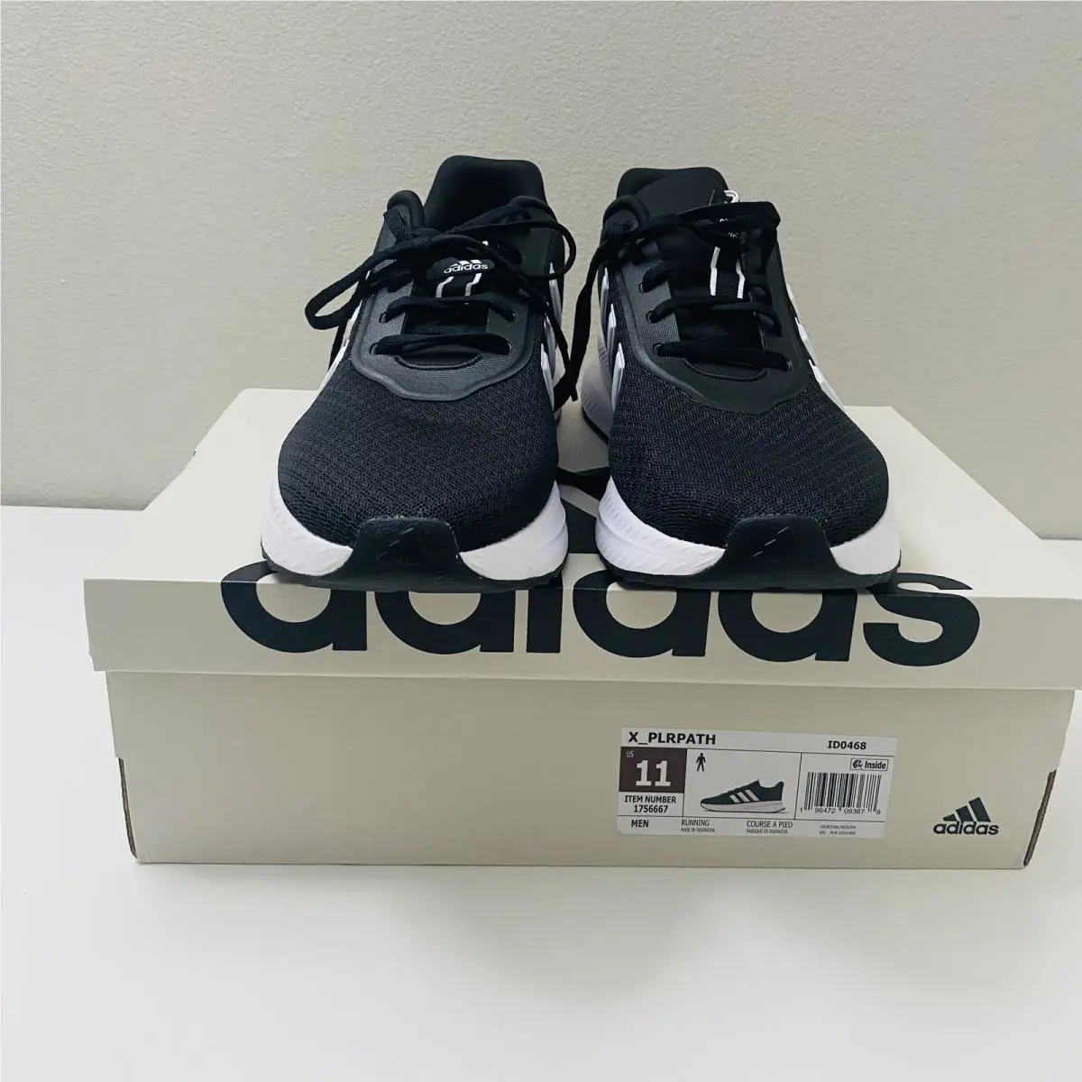 Adidas shoes - adidas X_PLR - ID0468 - Black/White, s: Black/White 1