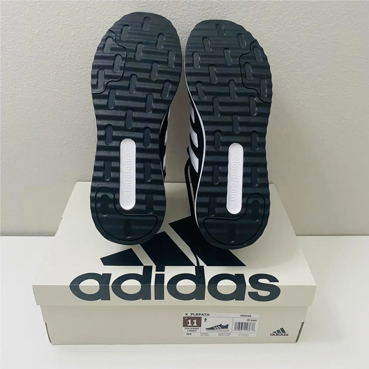 Adidas shoes - adidas X_PLR - ID0468 - Black/White, s: Black/White 14