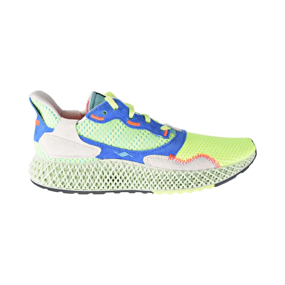Adidas ZX 4000 4D Men`s Shoes Hi-res Yellow-linen Green-easy Mint EF9623