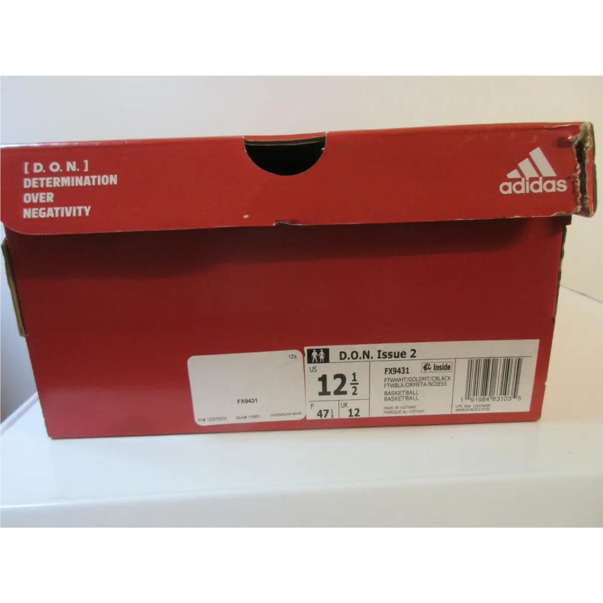 Adidas shoes - adidas D.O.N. Issue #2 - Issue - White / Gold 4