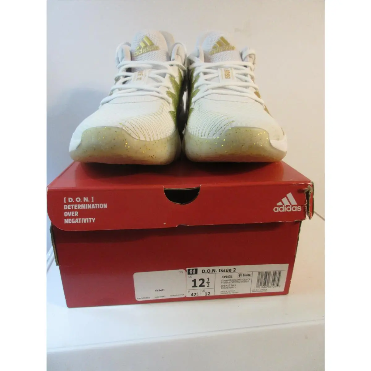 Adidas shoes - adidas D.O.N. Issue #2 - Issue - White / Gold 12