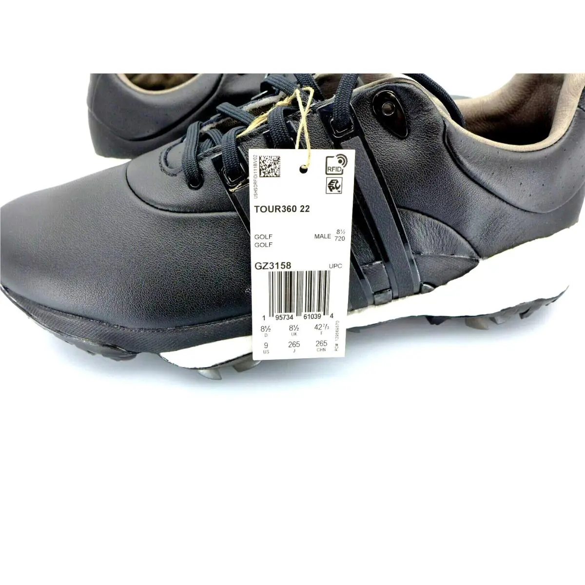Adidas shoes - Tour 360 22 - Tour - GZ3158 - Black/White 10