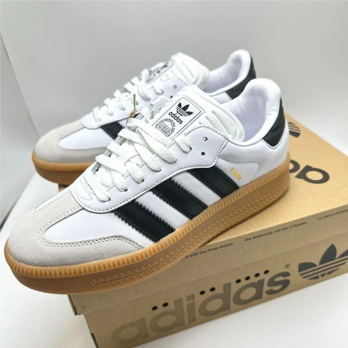 Adidas shoes - adidas Samba - Samba - IE1377 - White/Core Black/Gum 6
