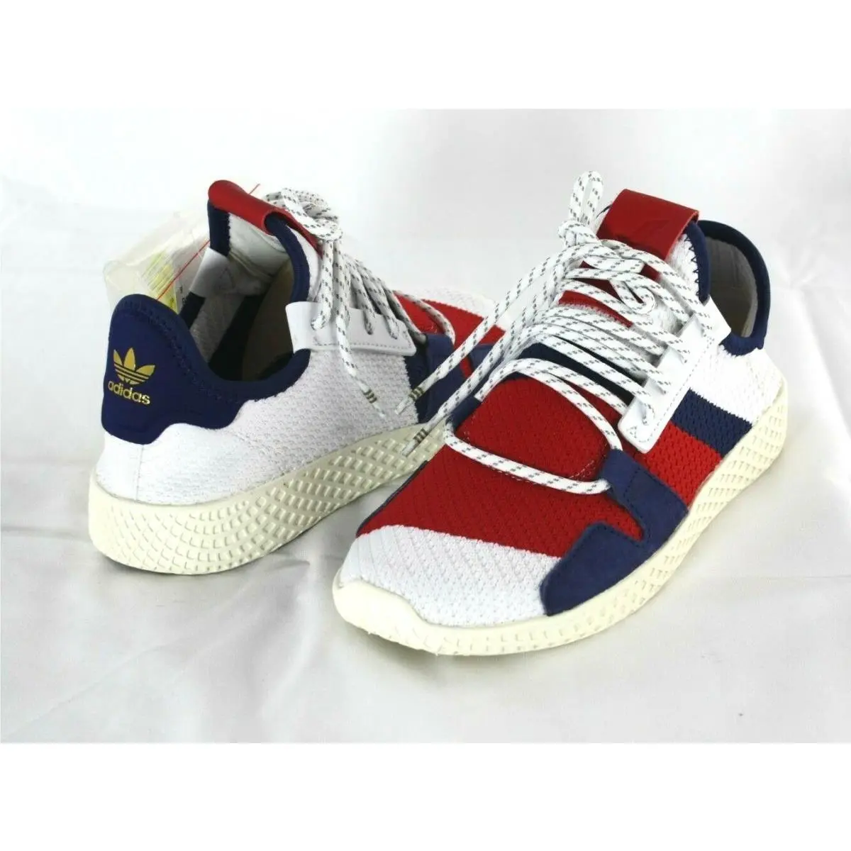 Adidas shoes - Hu V2 - BB9549 - white/red/navy 3