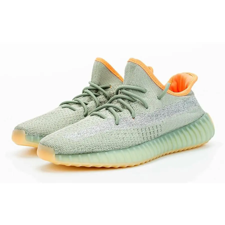 Adidas shoes - adidas Yeezy Boost 350 V2 - FX9035 - Desert Sage/Orange 0