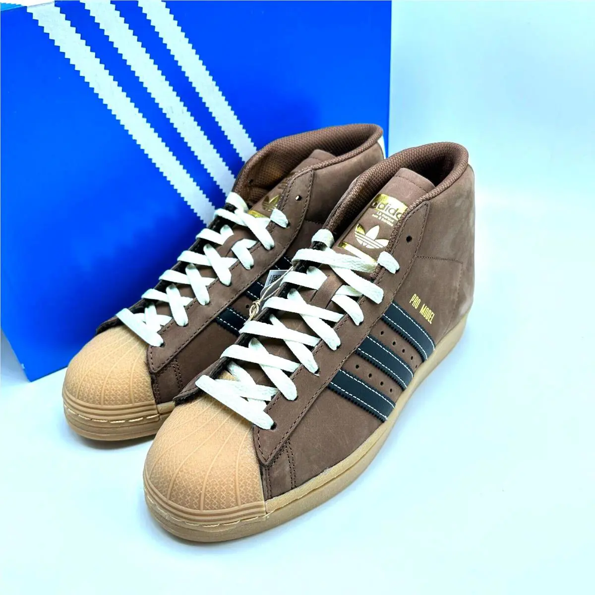 Adidas shoes - adidas Pro Model - Pro Model - JH7147 - Preloved Brown/Core Black/Ivory 6