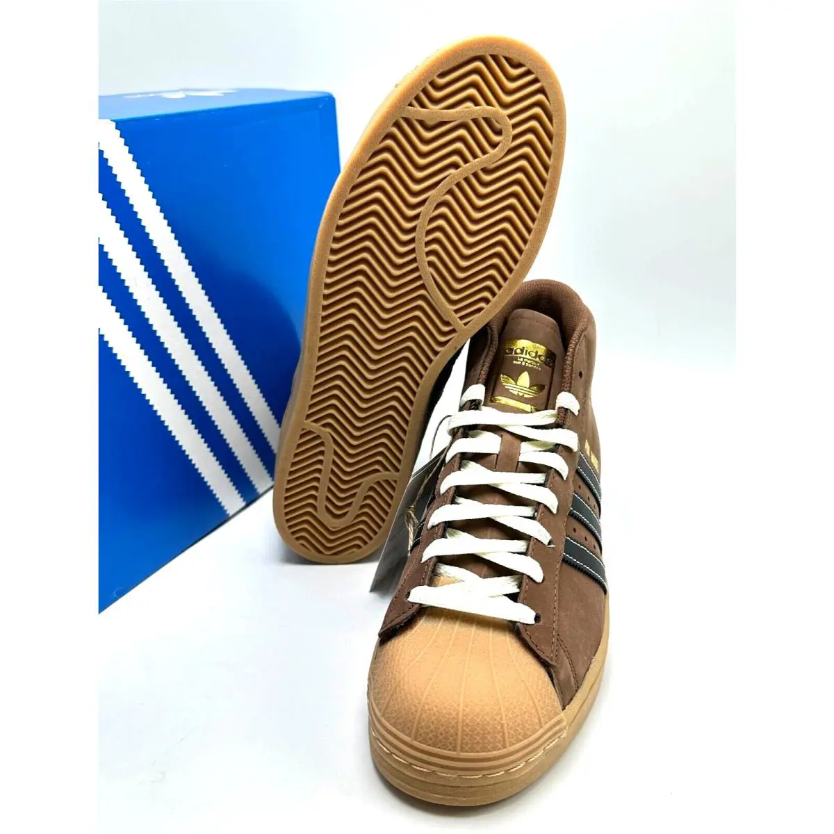 Adidas shoes - adidas Pro Model - Pro Model - JH7147 - Preloved Brown/Core Black/Ivory 5