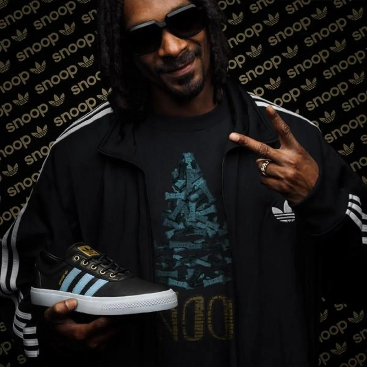 Adidas shoes - ADIDAS ADI-EASE SNOOP DOGG - SNOOP DOGG - Black, Main: BLACK BLUE 6