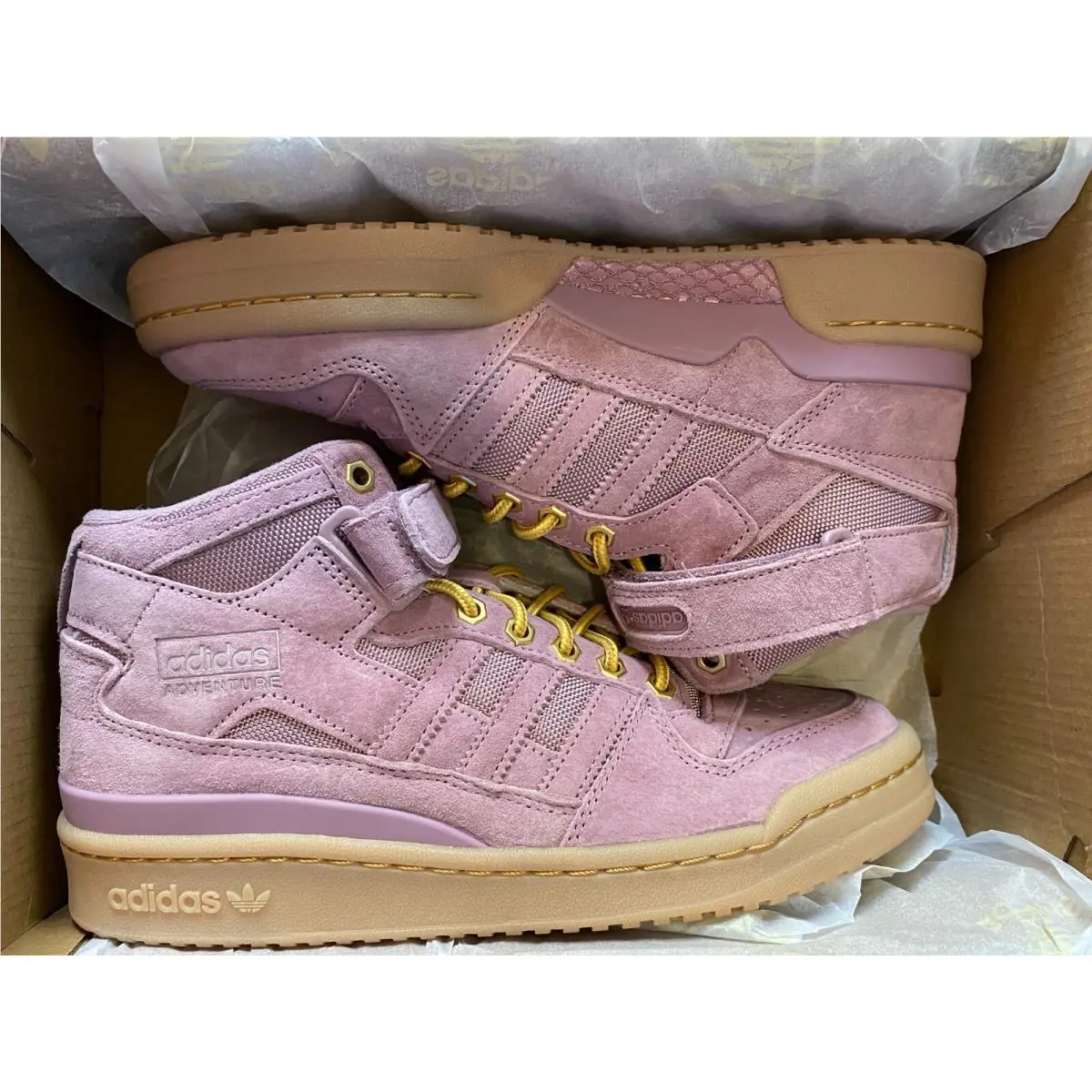 Adidas shoes - ADIDAS ORIGINALS FORUM MID - ORIGINALS FORUM MID - GZ4622 - MAGIC MAUVE - GUM 18