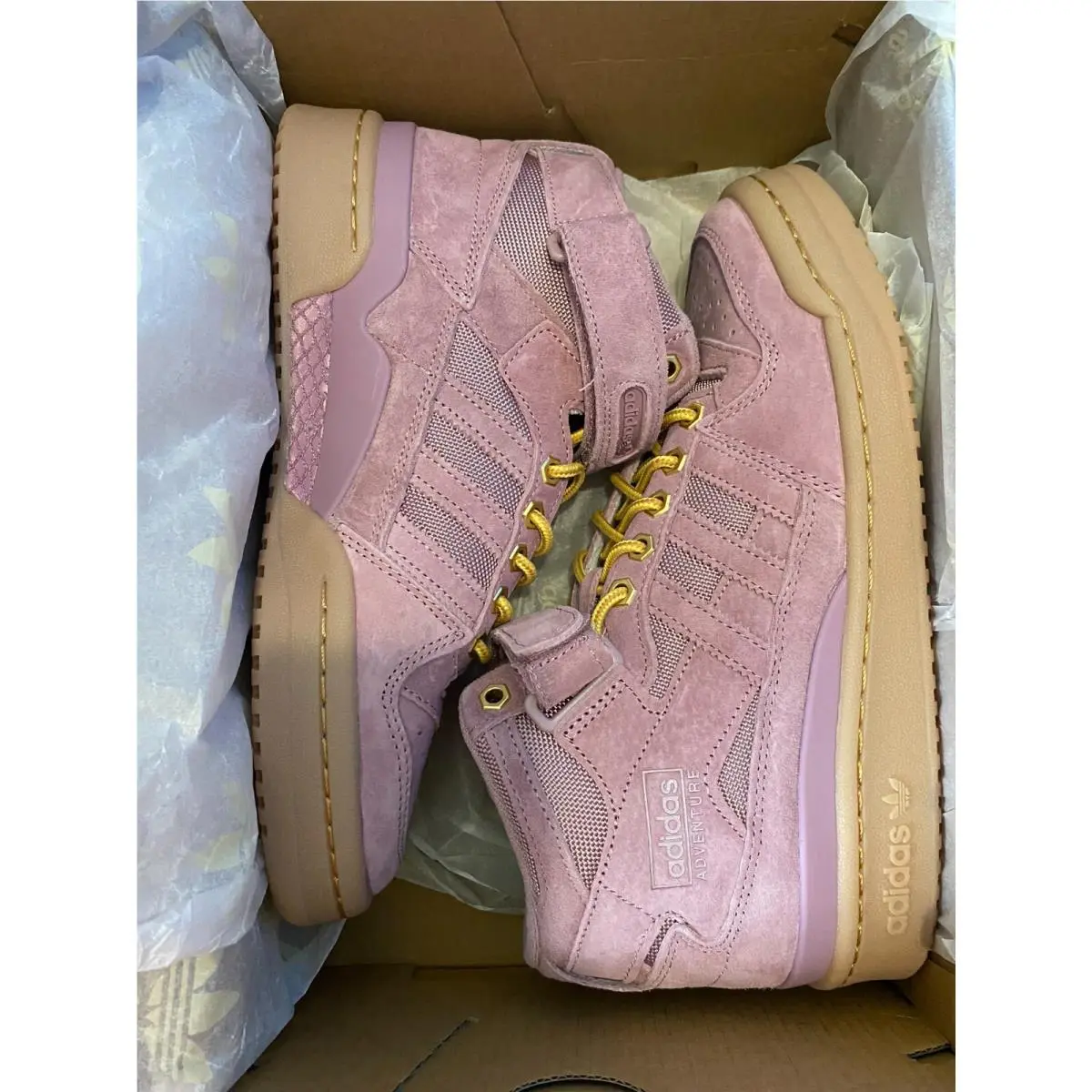 Adidas shoes - ADIDAS ORIGINALS FORUM MID - ORIGINALS FORUM MID - GZ4622 - MAGIC MAUVE - GUM 7