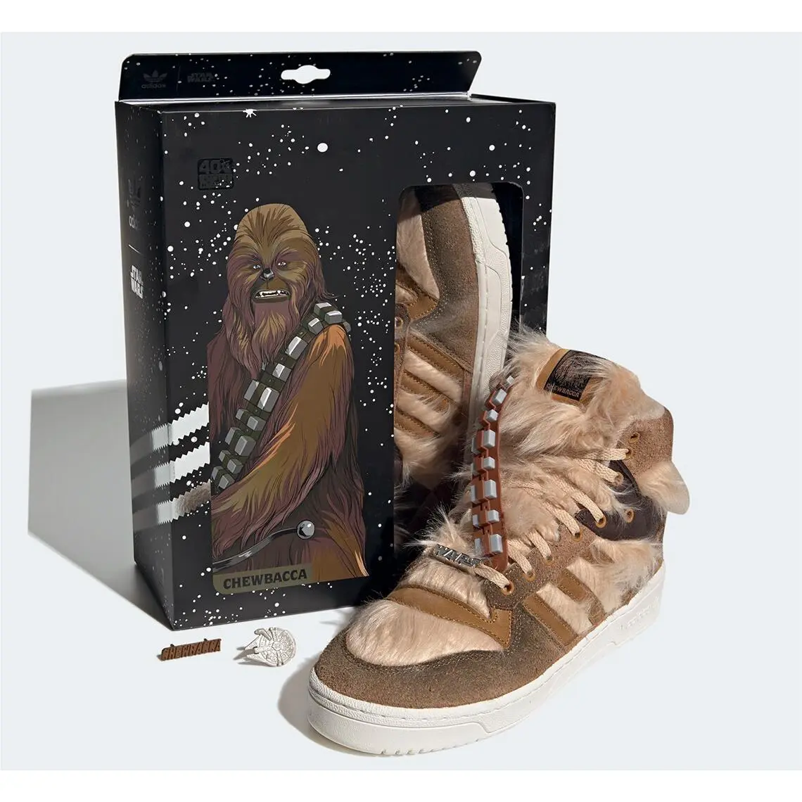 Adidas Rivalry Hi Star Wars Chewbacca Brown FX9290 Fashion Shoes