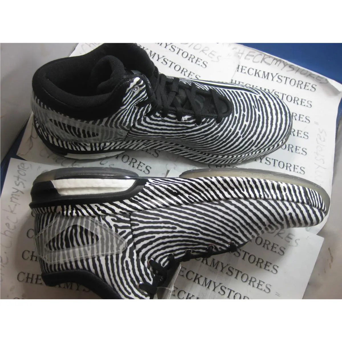 Adidas shoes - BLACK WHITE MULTI 3
