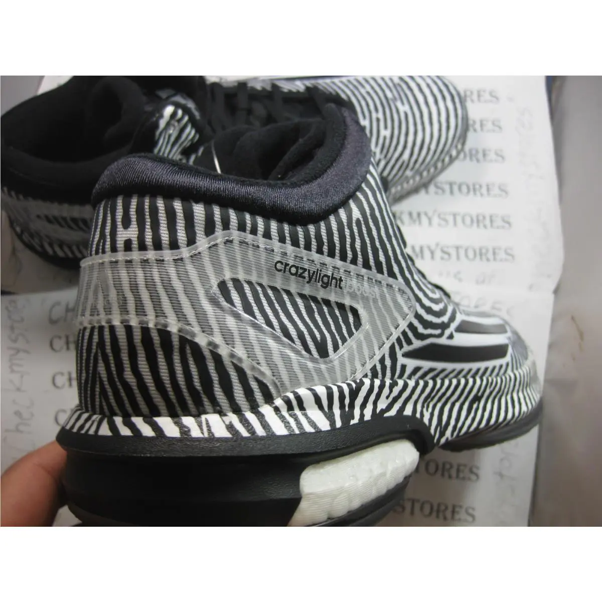 Adidas shoes - BLACK WHITE MULTI 6