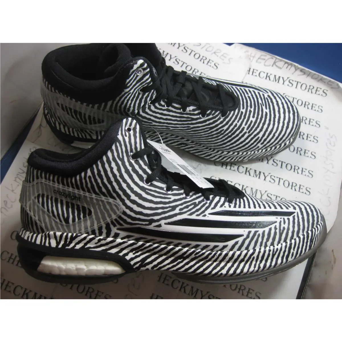 Adidas shoes - BLACK WHITE MULTI 11