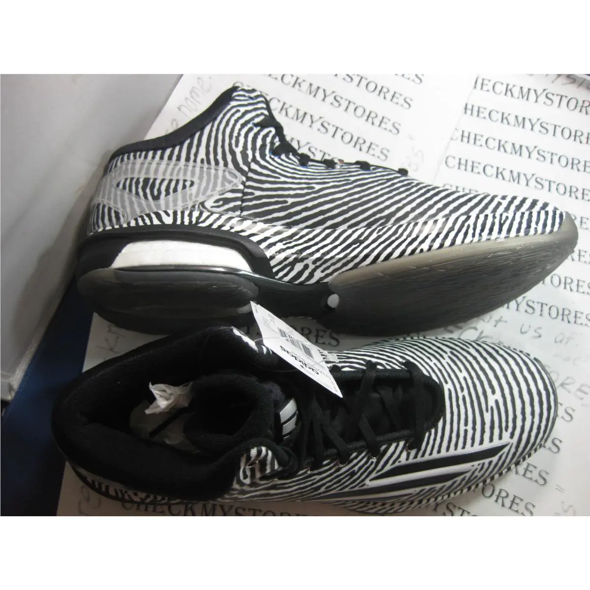 Adidas shoes - BLACK WHITE MULTI 22