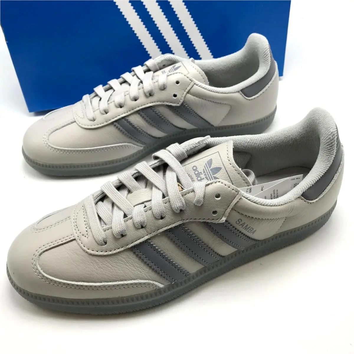 Adidas Originals Samba OG Grey JI3207 Men`s Shoes sz 8/10