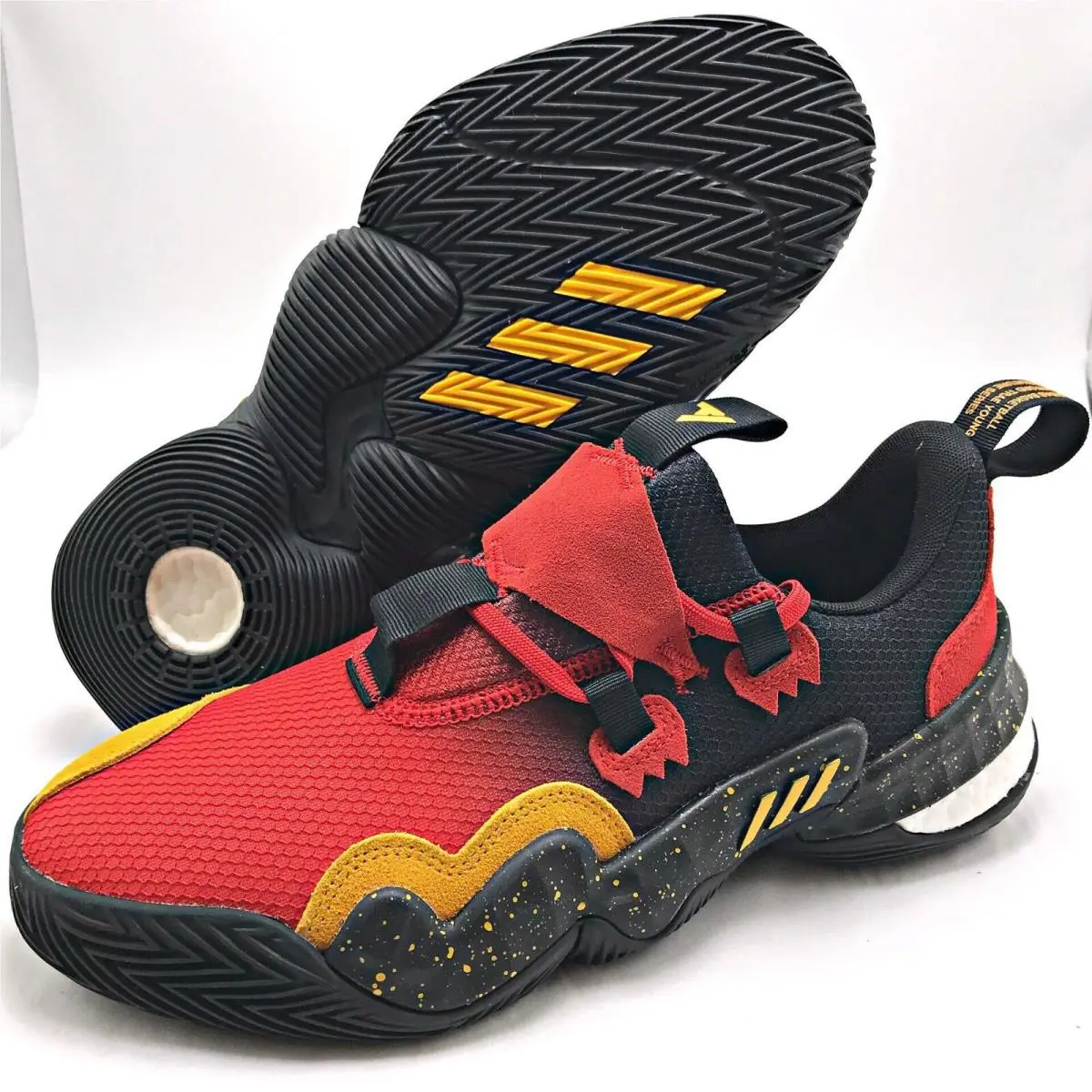 Adidas shoes - ADIDAS Trae - Trae - GY3772 - BLACK/RED/YELLOW 4
