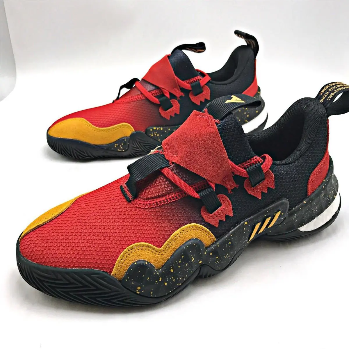 Adidas shoes - ADIDAS Trae - Trae - GY3772 - BLACK/RED/YELLOW 6