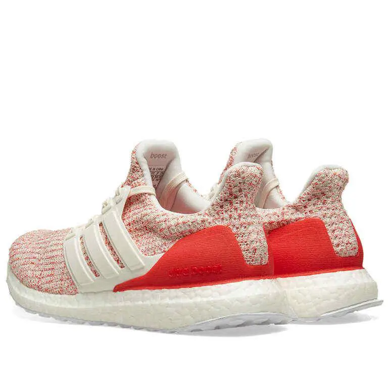 Adidas shoes - Chalk White, Chalk White, Active Red 9