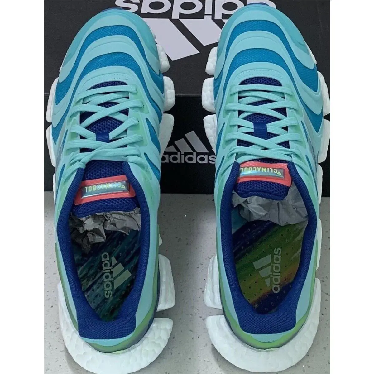Adidas shoes - adidas Climacool Vento - Climacool Vento - Cyan/ White, Manufacturer: Cyan/White 7