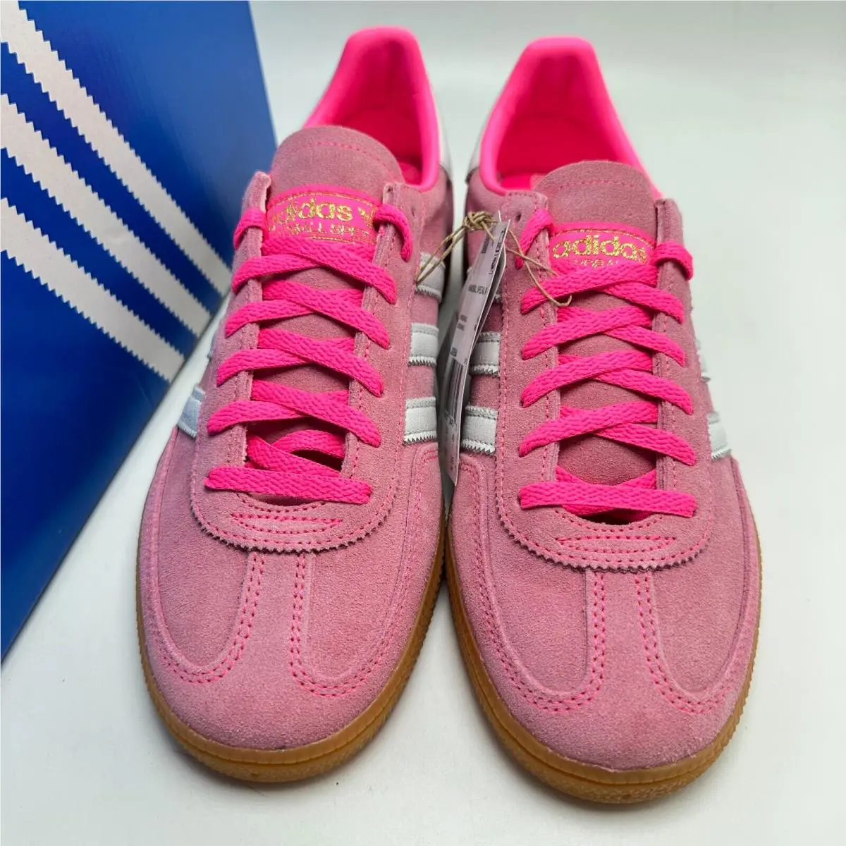 Adidas shoes - adidas Handball - Handball - JI2654 - Lucid Pink/Footwear White/Gold Metallic 8