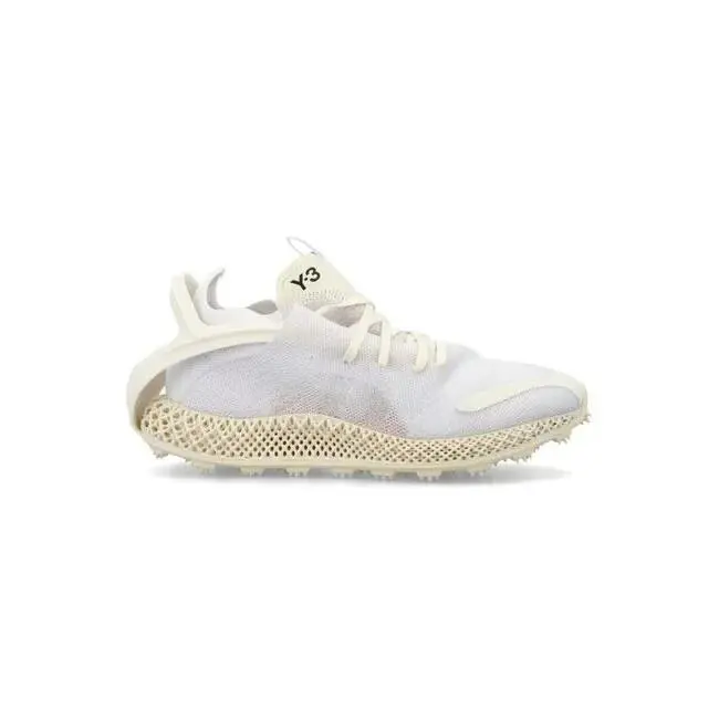 Adidas shoes - Y-3 RUNNER ADIDAS 4D HALO - HR2004 - Core White / Cream White / Orange 2