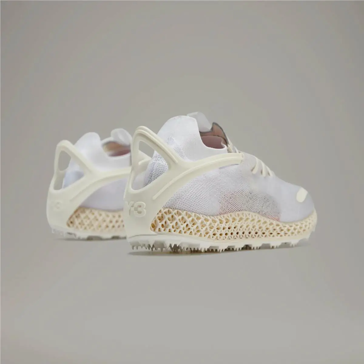 Adidas shoes - Y-3 RUNNER ADIDAS 4D HALO - HR2004 - Core White / Cream White / Orange 7