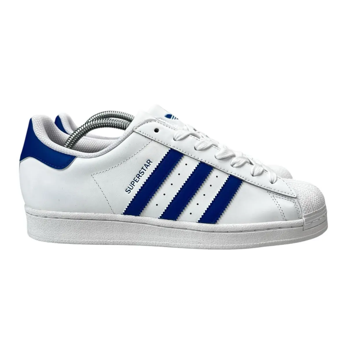 Adidas Originals Superstar Cloud White Royal Blue Shoes IG9368 Men`s Sz 7.5 - 13 - White
