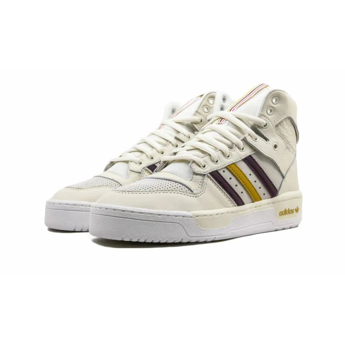 Adidas x Eric Emanuel Men`s Rivalry Hi OG Sneakers Core White - Core White, Maroon, Custom