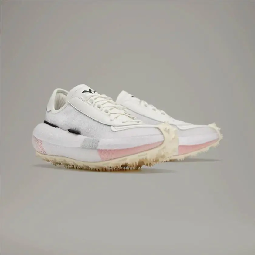 Adidas shoes - Y-3 MAKURA - MAKURA - HQ5974 - Core White / Cream White / Orange 2