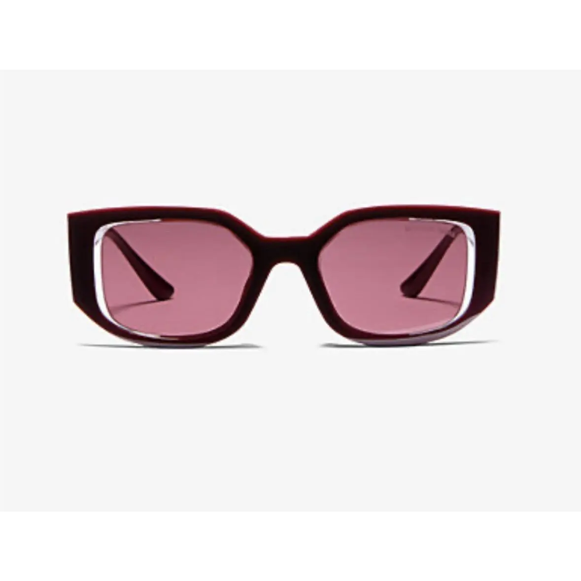 Michael Kors Rectangular Oxblood Denali Women’s Sunglasses