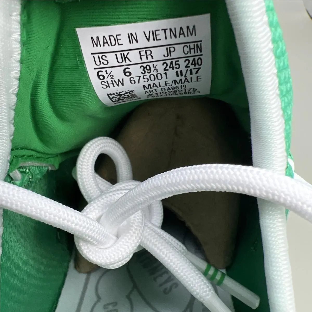 Adidas shoes - adidas Pharrell Williams Tennis HU - DA9619 - Green (UPC: 4059326913644) 10