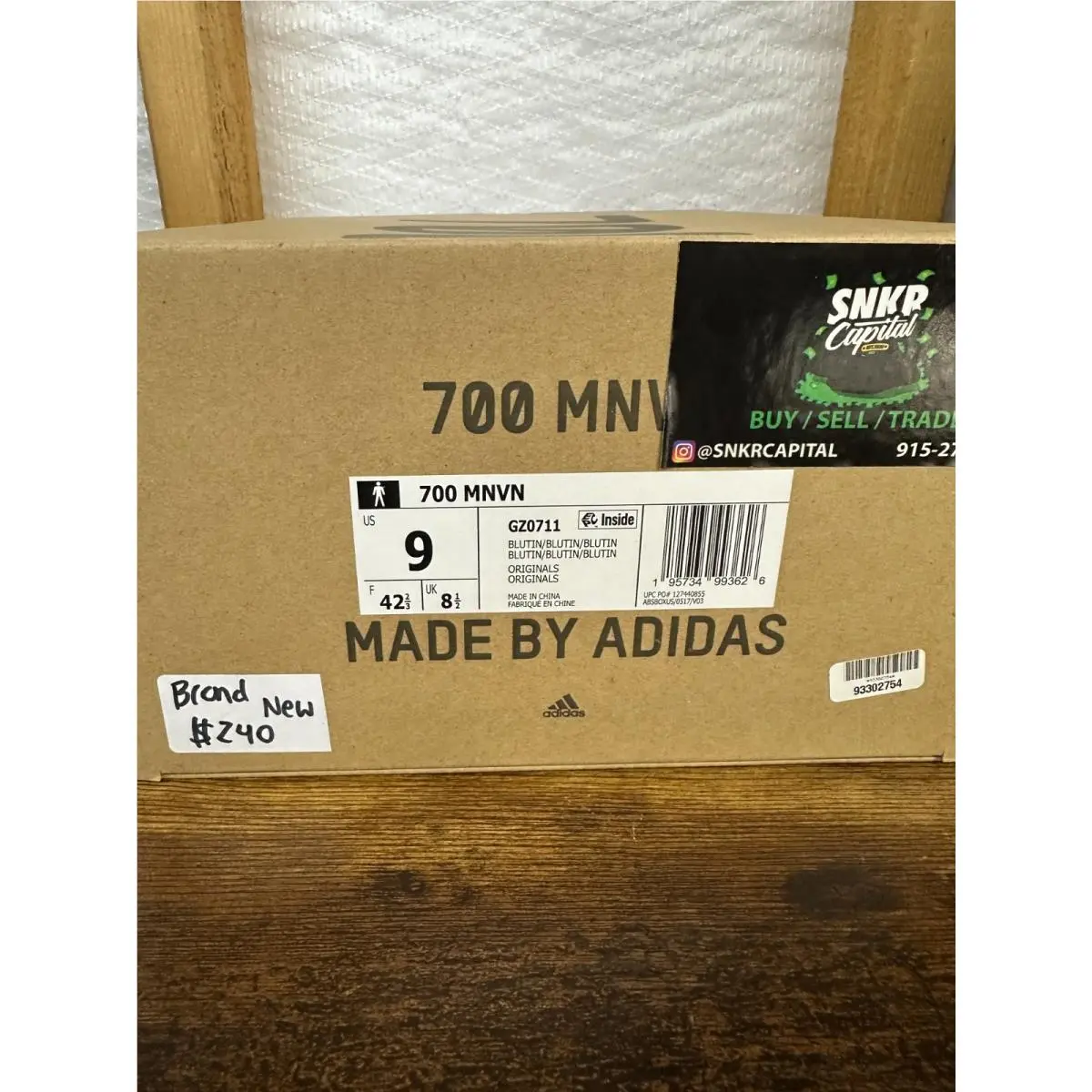 Adidas shoes - adidas Yeezy Boost 700 - Yeezy Boost - GZ0711 - Blue, Manufacturer: Blue Tint/Blue Tint/Blue Tint 1